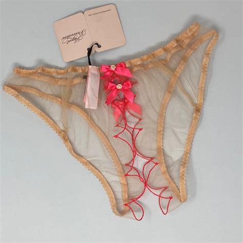 Agent Provocateur Intimates Sleepwear Agent Provocateur Lorna Nude Pink Ouvert Brief Nwt