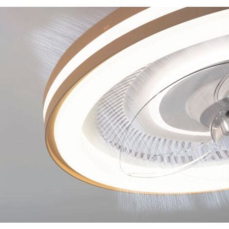 Ventilateur De Plafond Moteur Dc Cm Led W Cct Dim Blanc