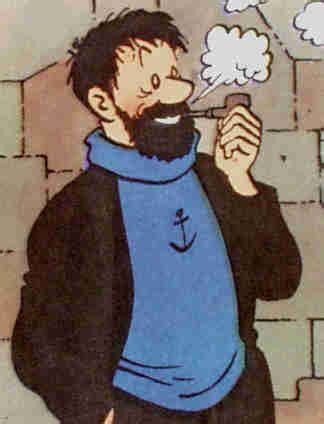 Lucky Haddock Captain Haddock Tintin Old Cartoons