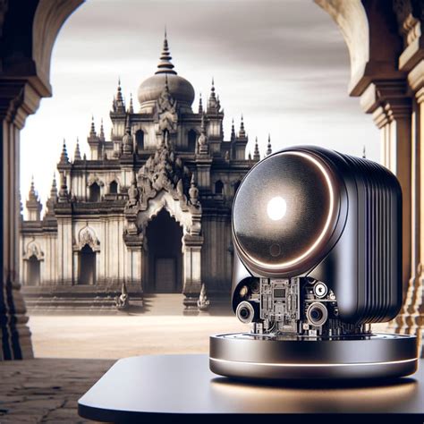 mini arti machine temple background artistry ai art generator