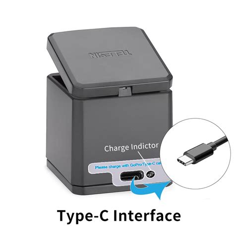 TELESIN 3-way зарядное устройство и 3 комплект аккумуляторов, зарядный ...