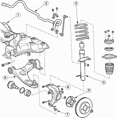 Visualizing The Ford Focus Suspension Exploring The Parts Diagram
