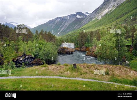 The Trolls Road Trollstigen Norway Stock Photo Alamy