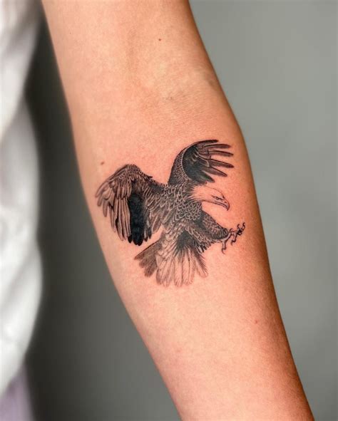 Soaring Eagle Chest Tattoo