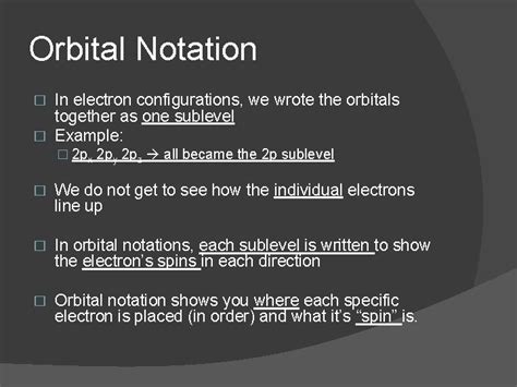 ELECTRON Orbital Notation Noble Gas Notation and Valence