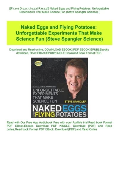 F R E E D O W N L O A D R E A D Naked Eggs And Flying Potatoes Unforgettable Experiments