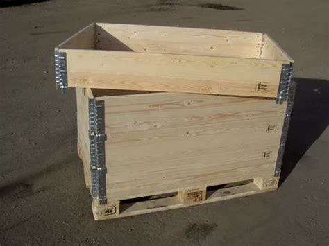 Wooden Pallet Collar Industrial Wooden Pallets Manufacturer From