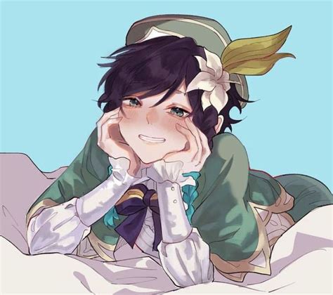 Venti X Reader Oneshots Genshin Impact Venti X Reader Having Trouble Sleeping Cute Gay