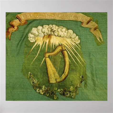 Irish Brigade Flag Poster Zazzle