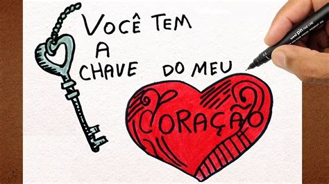 Como Desenhar Cartão para o DIA DOS NAMORADOS How to Draw - YouTube