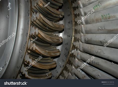 Lp Turbine Last Stage Blade Locking Stock Photo Shutterstock