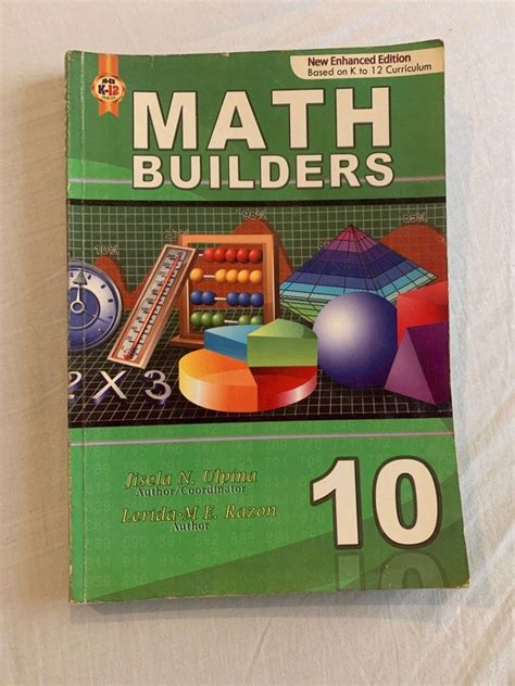 Grade 10 Math Book Math Builders Hobbies And Toys Books And Magazines