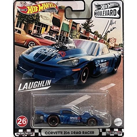 風火輪 Hot Wheels 林蔭大道 BOULEVARD CORVETTE Z DRAG RACER 膠胎 蝦皮購物