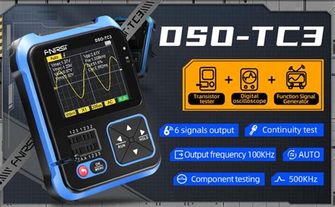 Sutlumisi DSO-TC3 Oscilloscope - 3-in-1 Handheld Oscilloscope & DDS ...