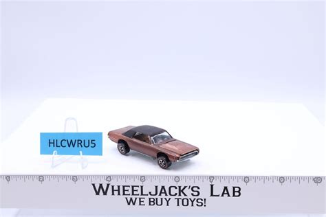 Custom T Bird Copper 1968 Redline Hot Wheels Mattel Redline RL WITH BLACK ROOF Wheeljack S Lab
