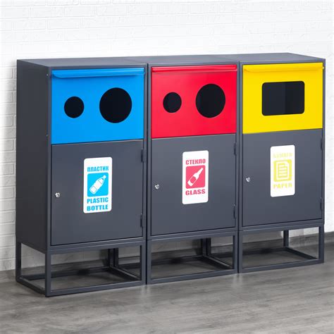 Купить контейнер для раздельного сбора отходов крс-600-1 бумага в Москве