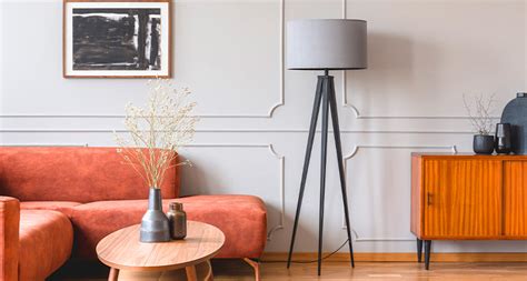 Decorate A Small Living Room With Stand Floor Lamp