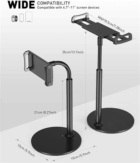 Tryone Tablet Stand Gooseneck Tablet Holder Degree Rotating Phone