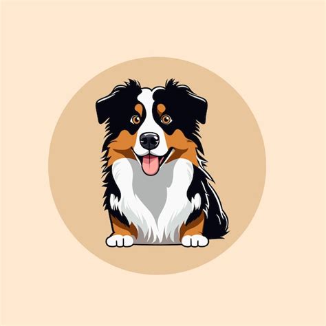 Premium Vector Free Vector Cute Australian Shepherd