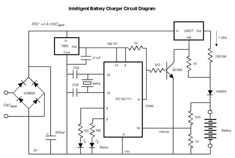 Automatic Nicd Battery Charger Circuit Diagram V Automatic