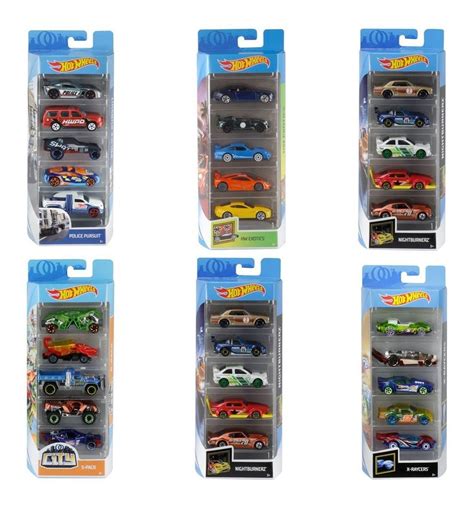 Hot Wheels Carritos Originales Empaque De 5 Unidades Varios MercadoLibre