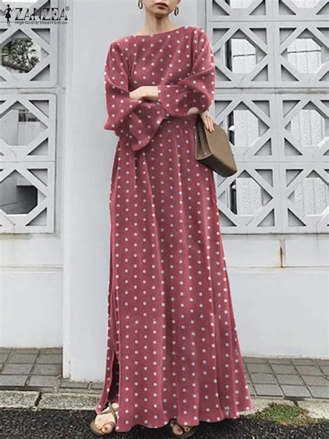 Zanzea Women Fashion Summer Puff Sleeve Party Sundress 2022 Elegant