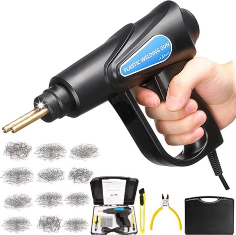W Plastic Welding Machine Car Bumper Repair Kit With Pcs Types Staples Hot Stapler
