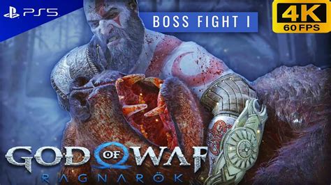 God Of War Ragnarok Bjorn Boss Fight 4K 60fps PS5 YouTube