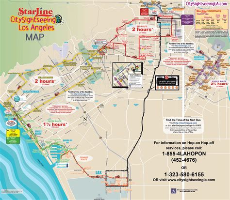 Starline Tours Hop On Hop Off Bus Los Angeles