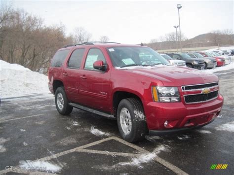 2014 Crystal Red Tintcoat Chevrolet Tahoe LT 4x4 90017494 Photo 2