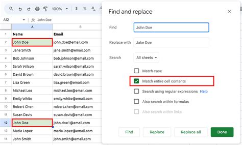 How To Use The Find And Replace Google Sheets Feature Ps