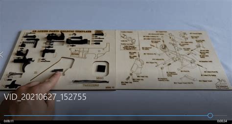 Ar Lower Parts Holding Template Includes Lower Parts Kit Edge