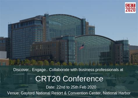 CRT20 Conference | Medical Events Guide