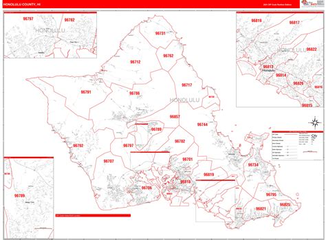 Honolulu Hawaii Zip Code Map at Rodney Swisher blog