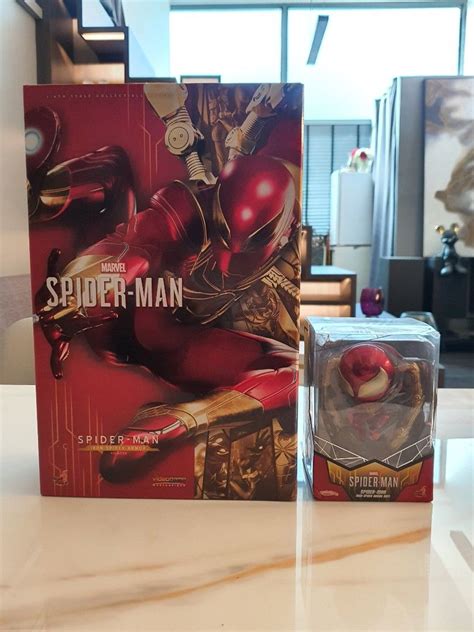 Hot Toys Iron Spider Man Spiderman Scale Figure Marvel Cosbaby Hobbies Toys Toys Games