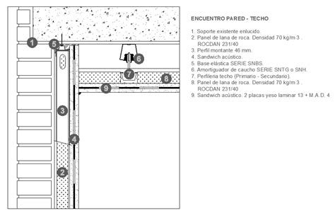 Details Of Acoustic Insulation In Openings Cadbull