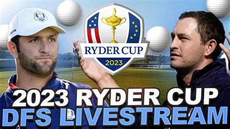 Dfs Stream Ryder Cup Draftkings Gpp Pool Ownership Prize Picks