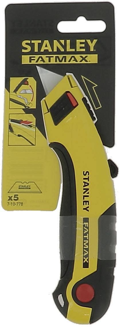 STANLEY Couteau à lame rétractable Fatmax 5 lames Carbide réf 7 10