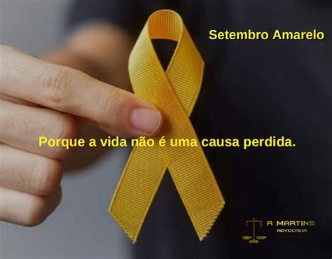 A Origem do Setembro Amarelo - R MARTINS ADVOCACIA