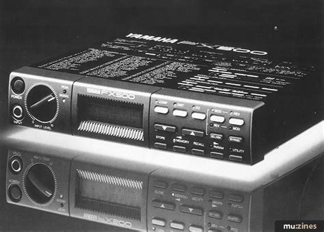 Yamaha Fx500 Sos Mar 90
