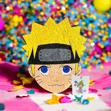 Eco Responsible Naruto Piñata Made From Recycled Cardboard And Fsc