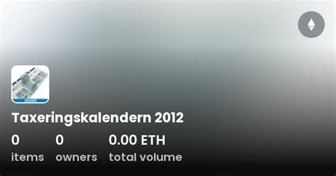 Taxeringskalendern 2012 Collection Opensea