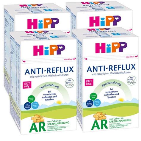 HiPP Anti-Reflux Baby Formula (German Version) 600g (4 boxes) | HiPP ...
