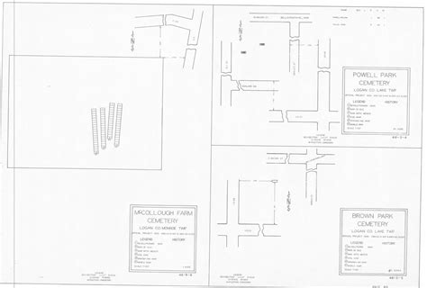 Wpa Cemetery Plat Maps Logan County Brown Park Cemandpow Flickr