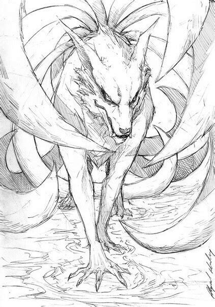 Naruto 1 Tail Drawing