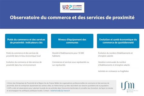 observatoire du commerce  des services de proximite en ile de france