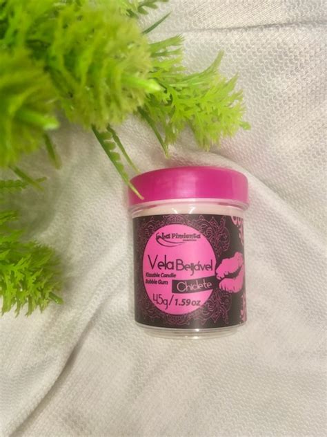 VELA BEIJÁVEL PARA MASSAGEM HOT CHICLETE Amora Sex Shop