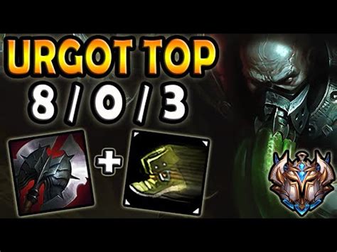 Urgot TOP Vs Jax OTP Korea Challenger YouTube