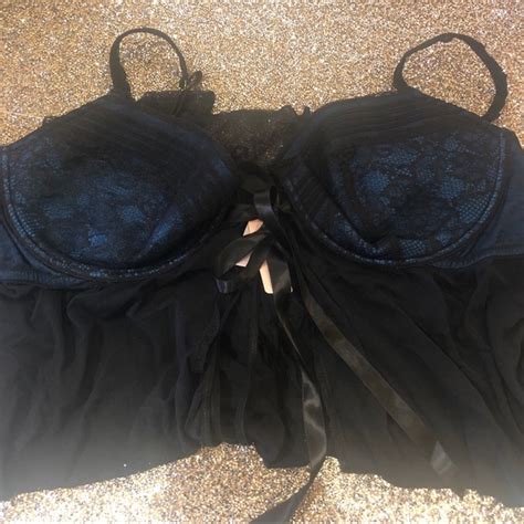 Cacique Intimates Sleepwear Cacique By Lane Bryant Sheer Lingerie Poshmark