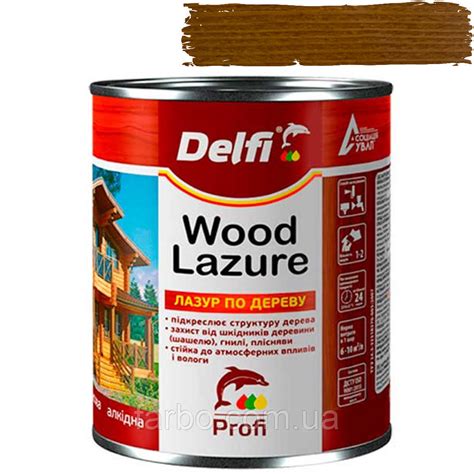 Лазур для дерева Delfi тікове дерево 2.3л (ID#1670511534), ціна: 486 ...